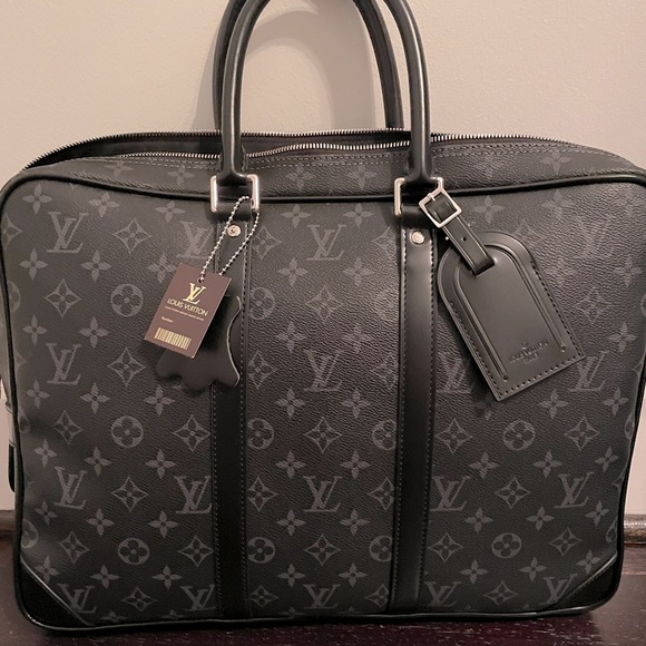 Stylish leather laptop bag